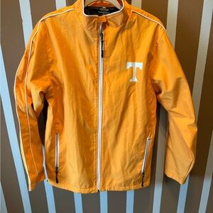 Colosseum Vibrant Orange Windbreaker with White Details